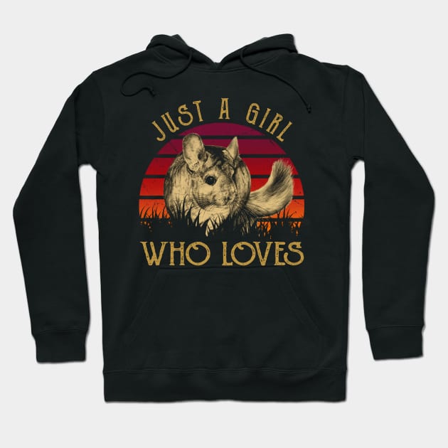 Just A Girl Who Loves Chinchilla Love, Stylish Tee for Small Pet Lovers Hoodie by Beetle Golf